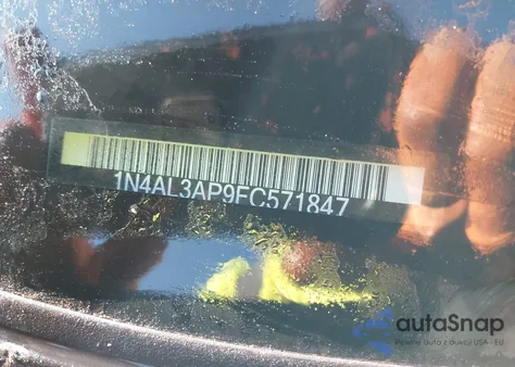 2015 Nissan Altima 2.5 S from USA, damaged, VIN 1N4AL3AP9FC571847